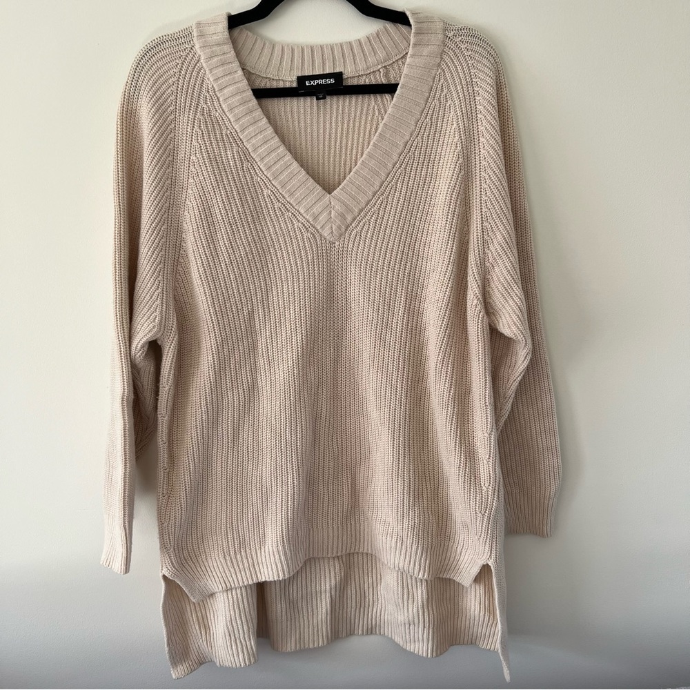 Express Tunic Sweater oversized fit